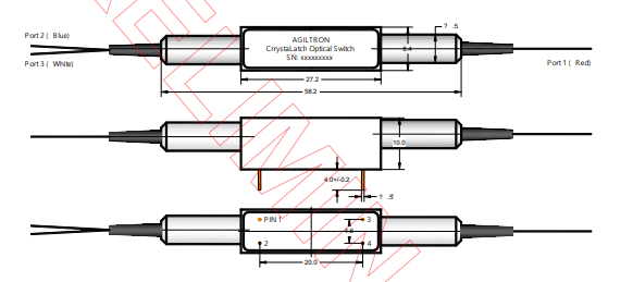 Двухкаскадные волоконные non-latching переключатели 1х1, 1x2, 2х1
