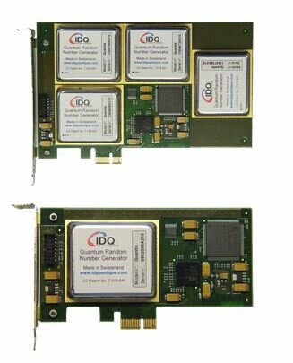 Генератор истинно случайных чисел Quantis PCIe 120 x 64.4 мм; 167.7 x 106.7 мм