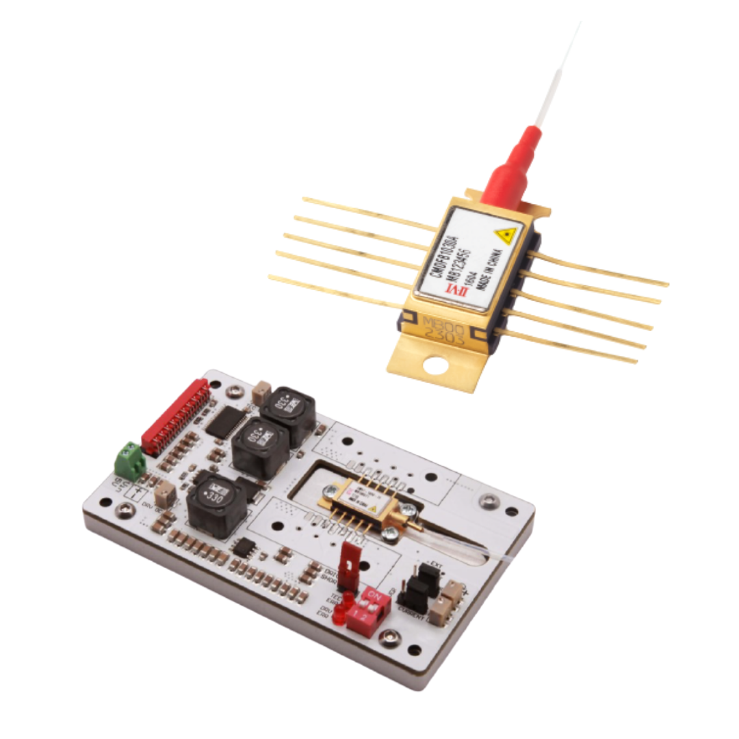 Лазерный диод II-VI (CM96Z200-74) + драйвер Maiman Electronics (SF8075-10)