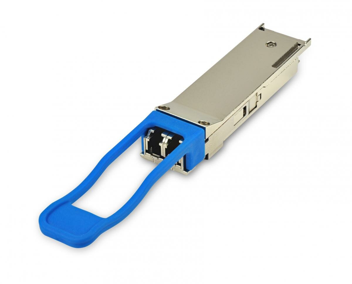 Оптический трансивер QSFP+, 1290-1330 нм(MPO), 4x10GBASE-LR/W & OTN, 10 км